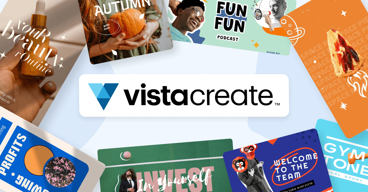 VistaCreate – Free Graphic Design Software with 70,000+ Free Templates